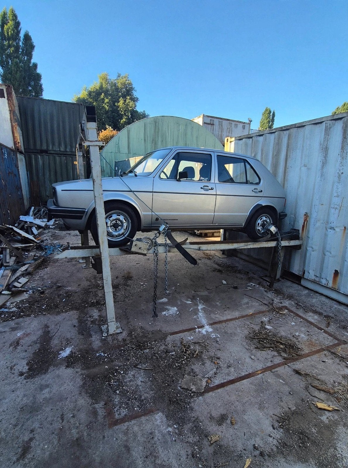 Ruimtebesparende autobrug voor garage of opslag, Ophalen of Verzenden