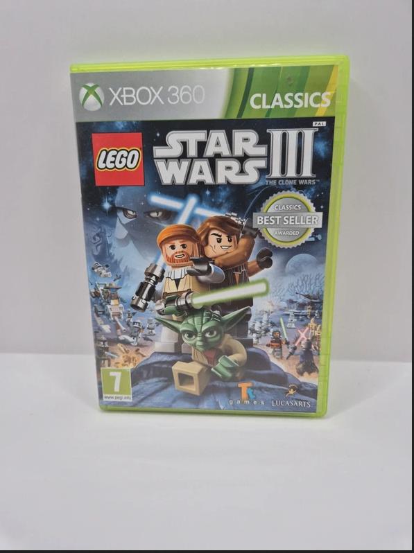 Lego Star Wars 3 the Clone Wars Xbox 360, Gebruikt, Microsoft Corporation One Microsoft Way Redmond, WA 98052-6399 United States of America (Verenigde Staten) 📞 Telefoon: +1 425-882-8080 support@microsoft.com
