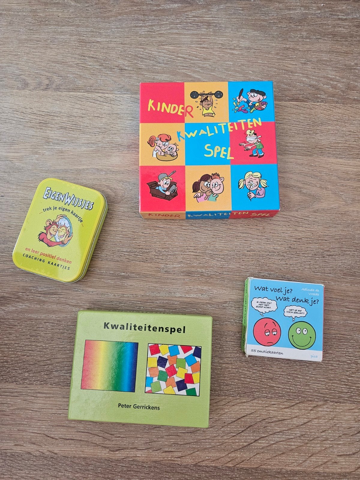 Kinder Kwaliteiten Spel, Eigen Wijsjes, Emotiekaarten, Ophalen of Verzenden