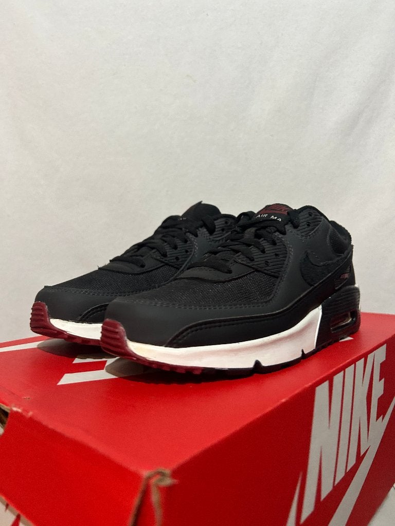 NIEUW! Maat 38,5 - Nike Air Max 90 Leather Anthracite Red, Overige kleuren, Verzenden, Nike, Nieuw