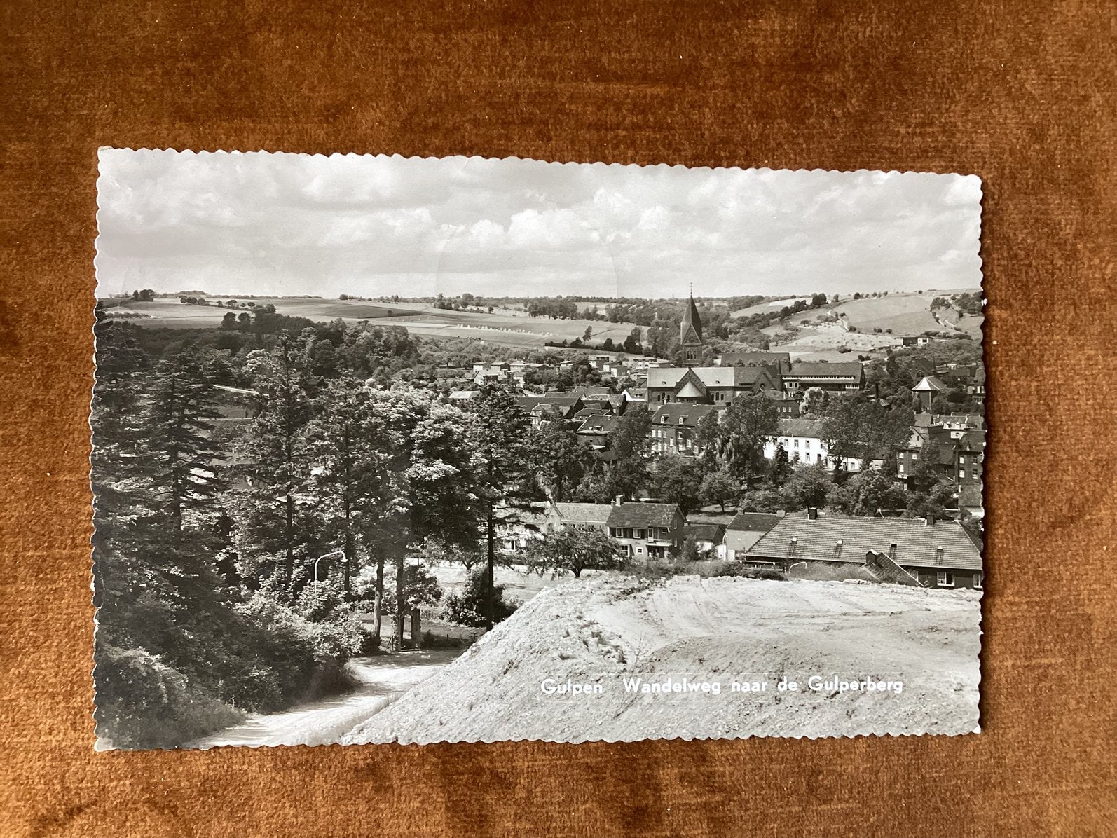 Gulpen.(L). Wandelweg. Panorama. 1959., Ophalen of Verzenden, 1940 tot 1960, Limburg