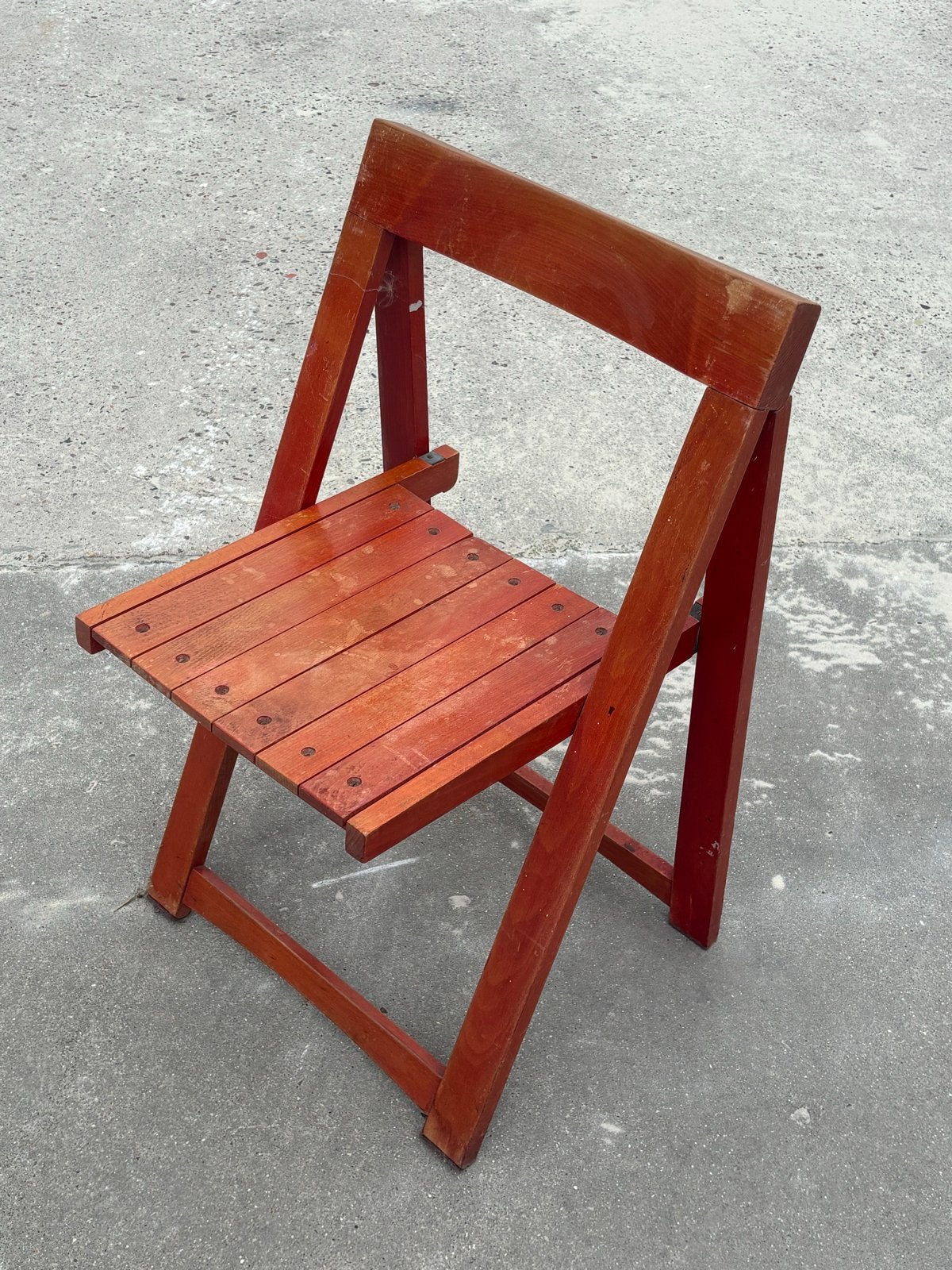 Vintage Aldo Jacober Trieste Stoel Design klapstoel, Ophalen of Verzenden