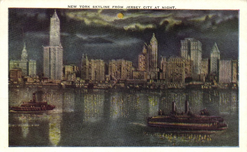 New York ansichtkaart 19, Verzenden, 1920 tot 1940, Ongelopen, Buiten Europa