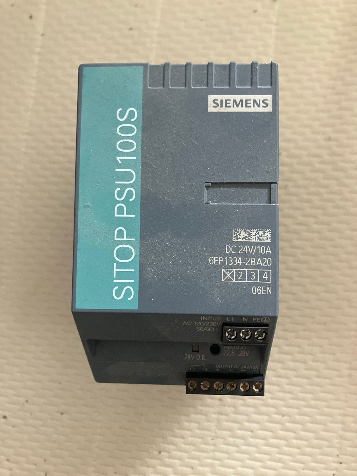 Siemens SITOP PSU100S Voeding 6EP1334-2BA20, Ophalen of Verzenden, Zo goed als nieuw