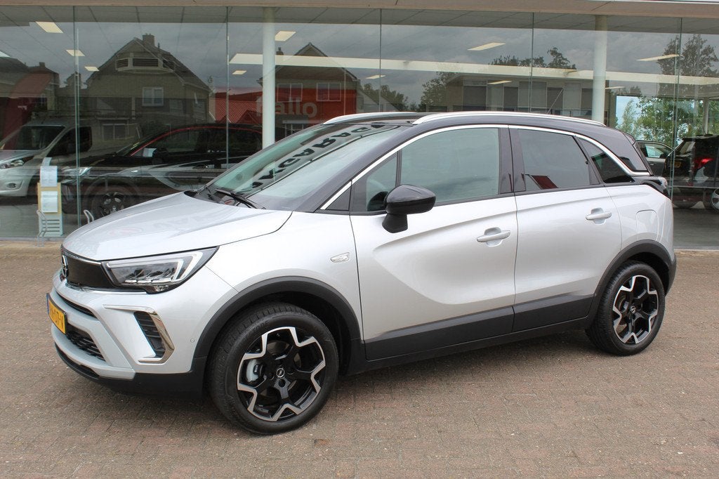 Opel Crossland 1.2-110pk Turbo 'Elegance'. Mooie en luxe hoo, Auto's, Opel, 12 maanden, Gebruikt, Zwart, 1199 cc