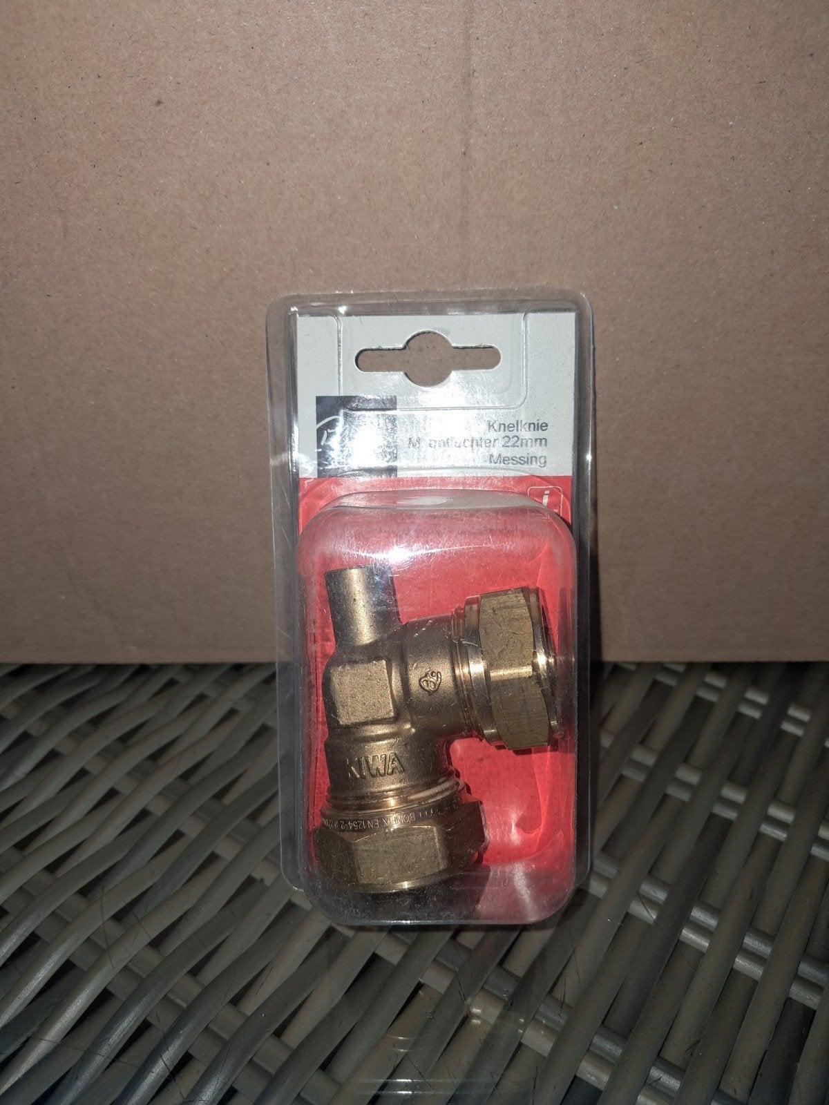 Plieger Knelknie met Ontluchter 22mm Messing (Meerdere), Overige materialen, Overige typen, Nieuw, 20 tot 40 mm