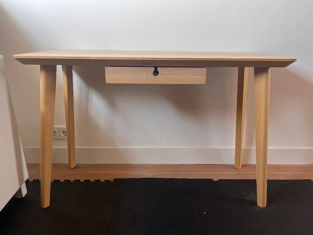 Bureautje Lisabo Ikea, Ophalen, Gebruikt, IKEA, 118 cm