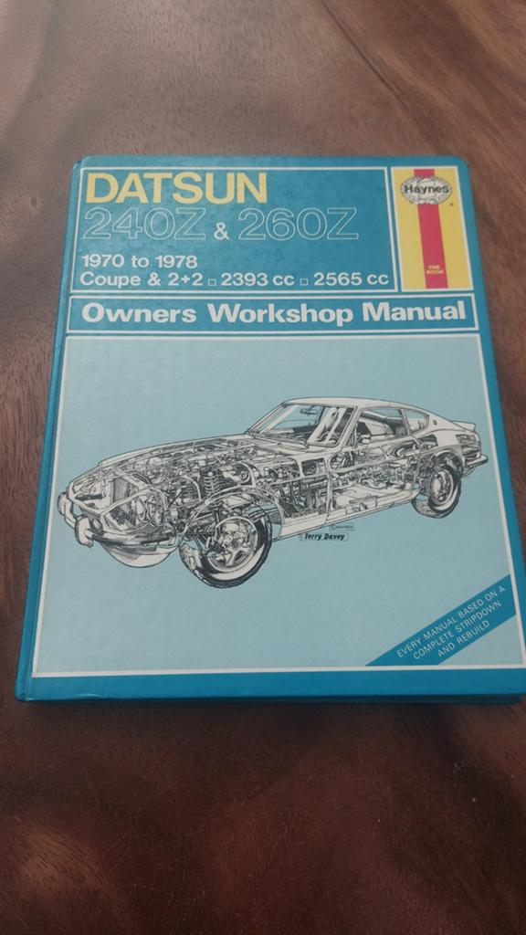 Haynes Datsun 240Z 270Z service workshop manual reparatie, Auto diversen, Ophalen of Verzenden