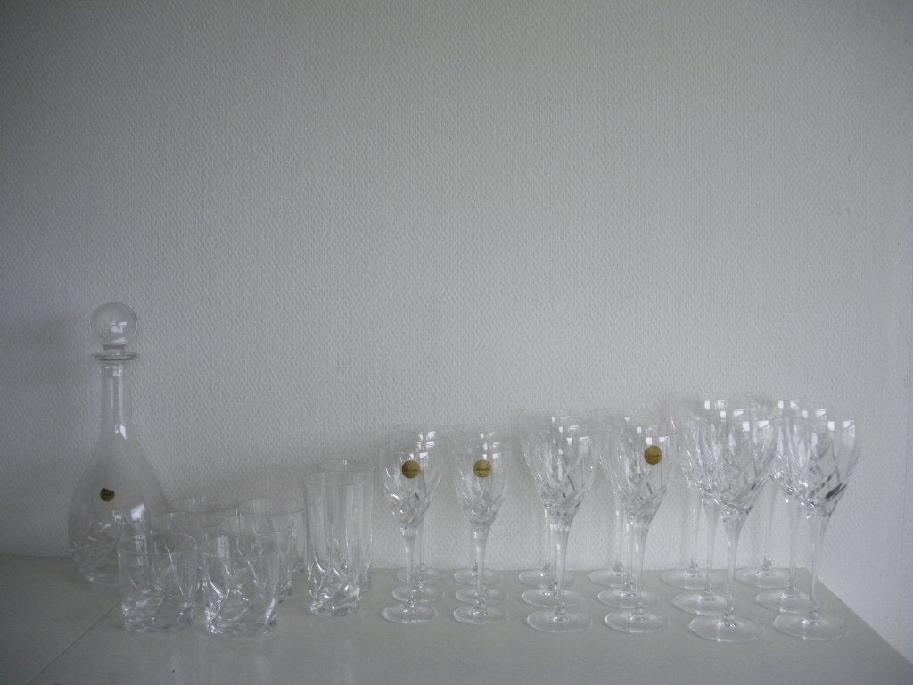 Kristallen Toscane glazen, Huis en Inrichting, Keuken | Servies, Ophalen of Verzenden, Zo goed als nieuw, Bord(en), Wedgwood