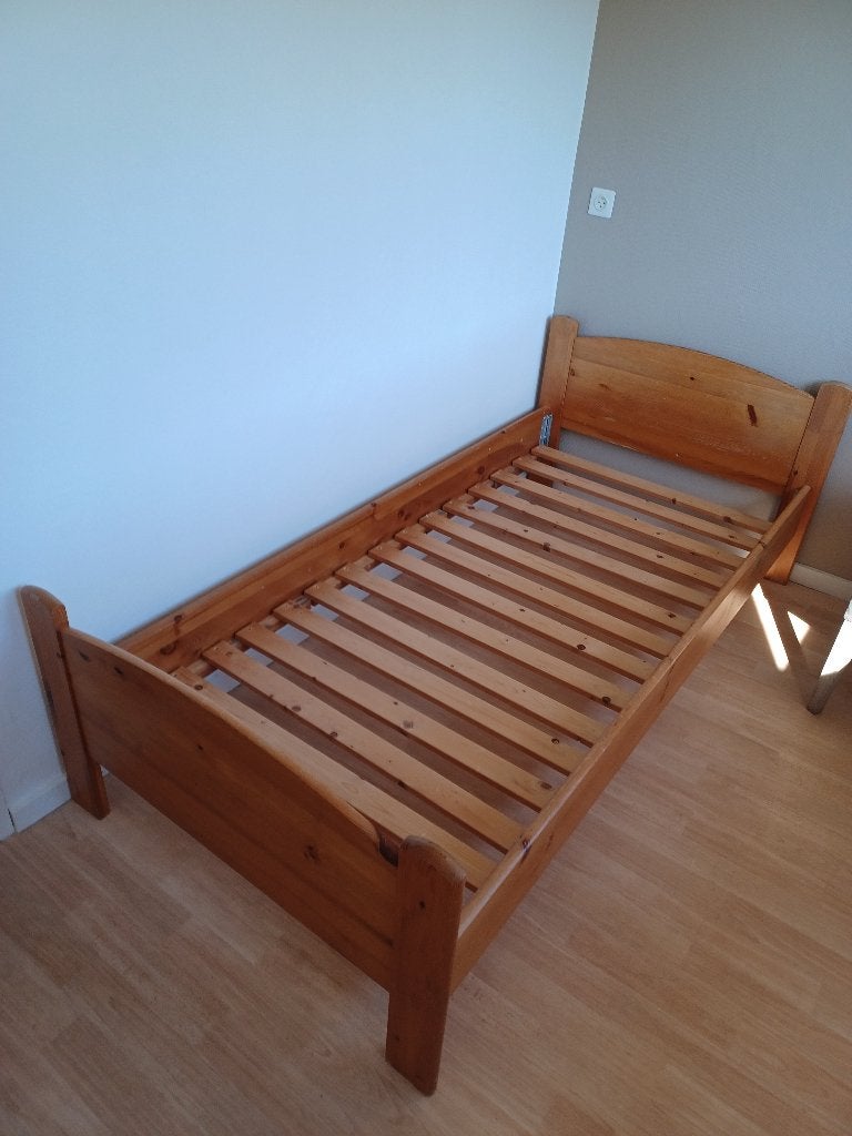 Ledikant 90x200, Kinderen en Baby's, Kinderkamer | Bedden, Ophalen, 85 tot 100 cm, Gebruikt, Matras