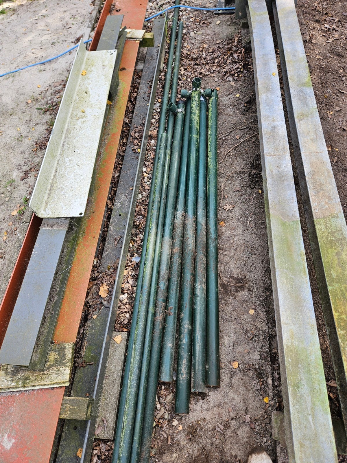Heras hekwerkpalen (zonder doppen), Ophalen, Gebruikt, IJzer, Overige typen