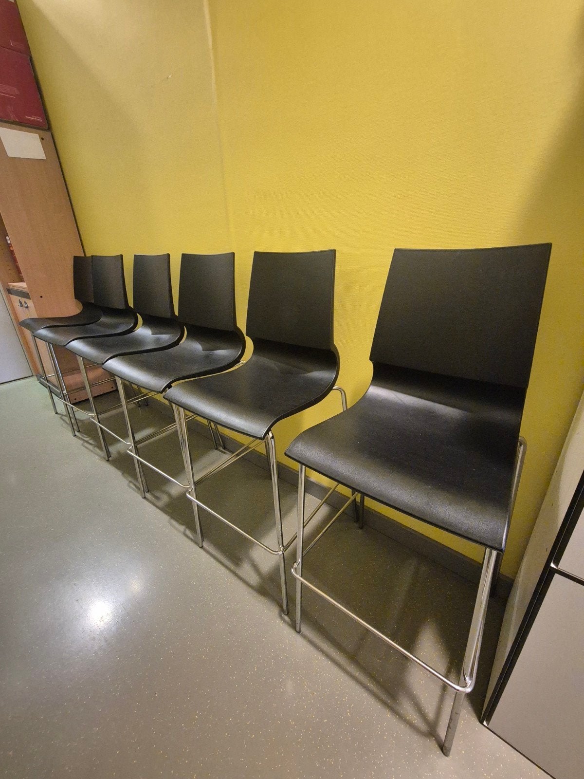 Barkrukken 6x, Huis en Inrichting, Ophalen, Met voetsteun, 60 tot 90 cm, Kunststof