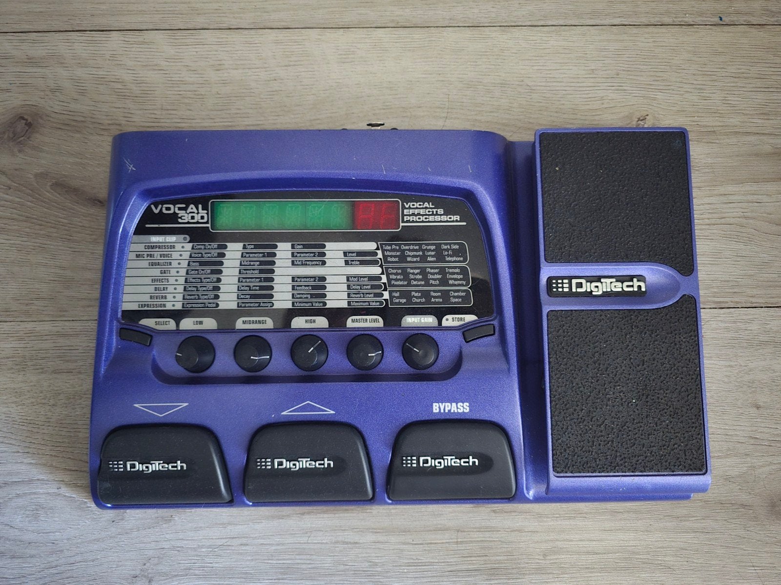 DigiTech Vocal 300 Vocal Effects Processor, Ophalen of Verzenden, Gebruikt, Delay of Echo