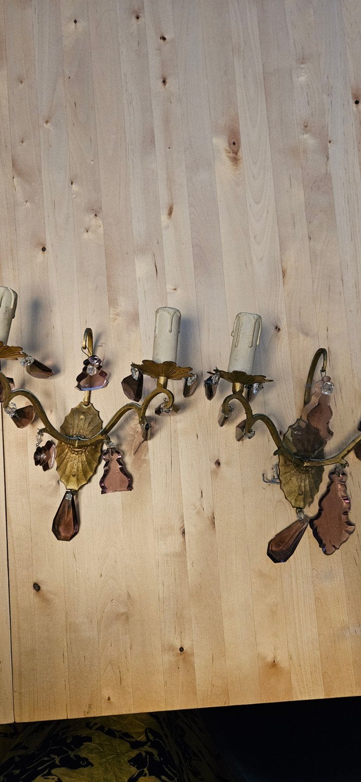 Antiek/brocante kandelaars, Antiek en Kunst, Ophalen, Koper of Brons