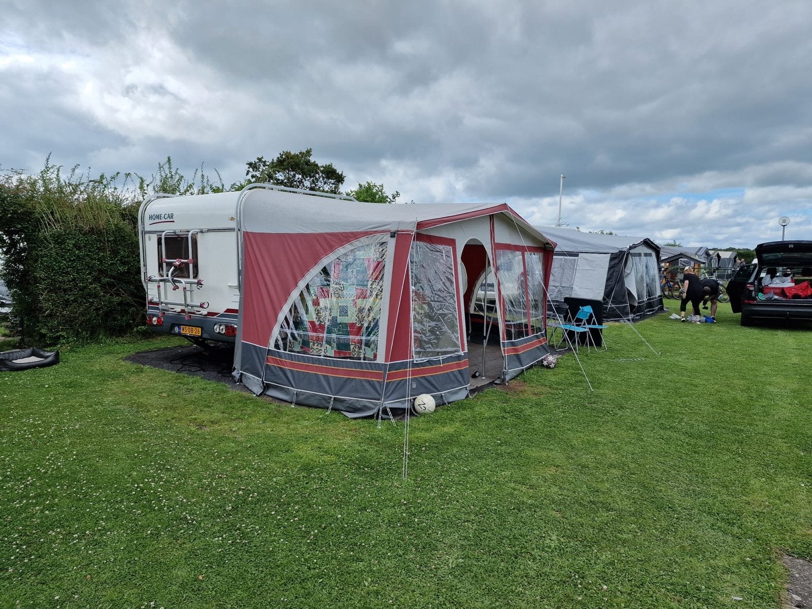 Voortent Multi Nova maat 9/SF (850-875 cm), Caravans en Kamperen, Ophalen, Gebruikt