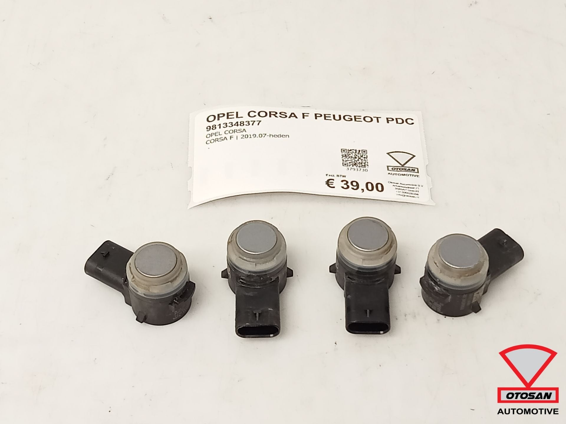 Opel Corsa F Peugeot PDC Parkeersensor 9813348377, Gebruikt, Opel Automobile GmbH, Ophalen of Verzenden, Kontakt@opel-infoservice.de