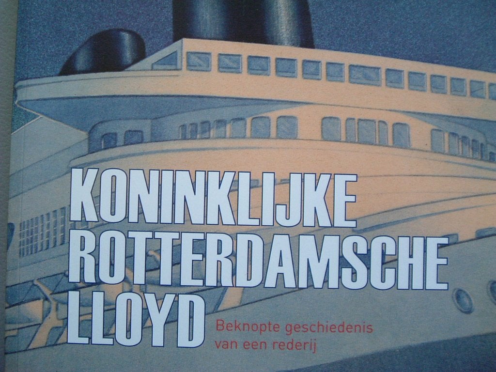 Koninklijke Rotterdamsche Lloyd. Beknopte geschiedenis., Verzamelen, Ophalen of Verzenden, Zo goed als nieuw, Motorboot, Boek of Tijdschrift