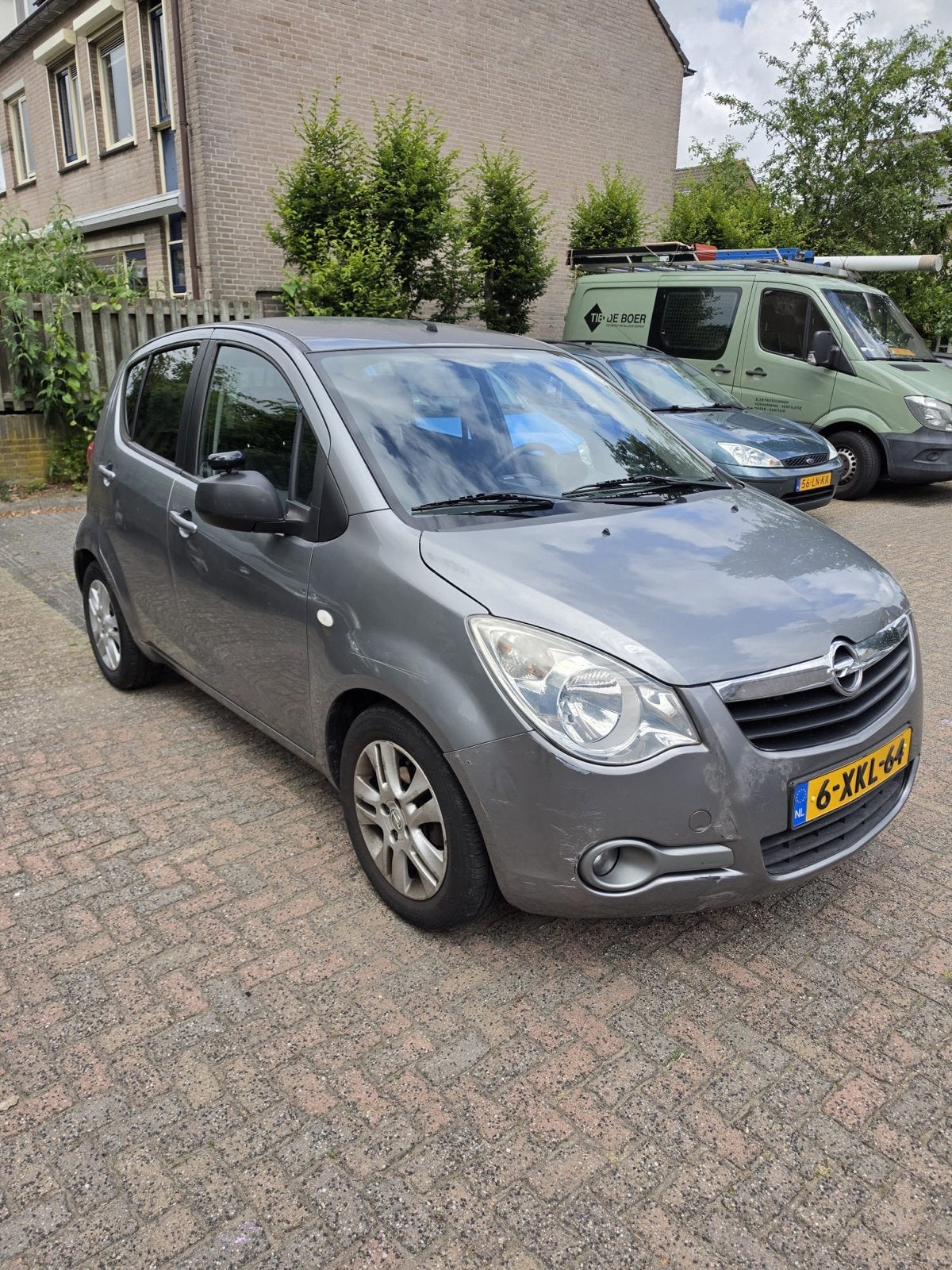 Opel Agila 1.2 16V AUT 2011 Grijs, Auto's, Opel, Particulier, Agila, Benzine, C, Hatchback, Automaat, Geïmporteerd, Zilver of Grijs