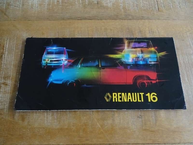 Renault 16 - Handleiding - Instructieboek - Nederlands, Verzenden