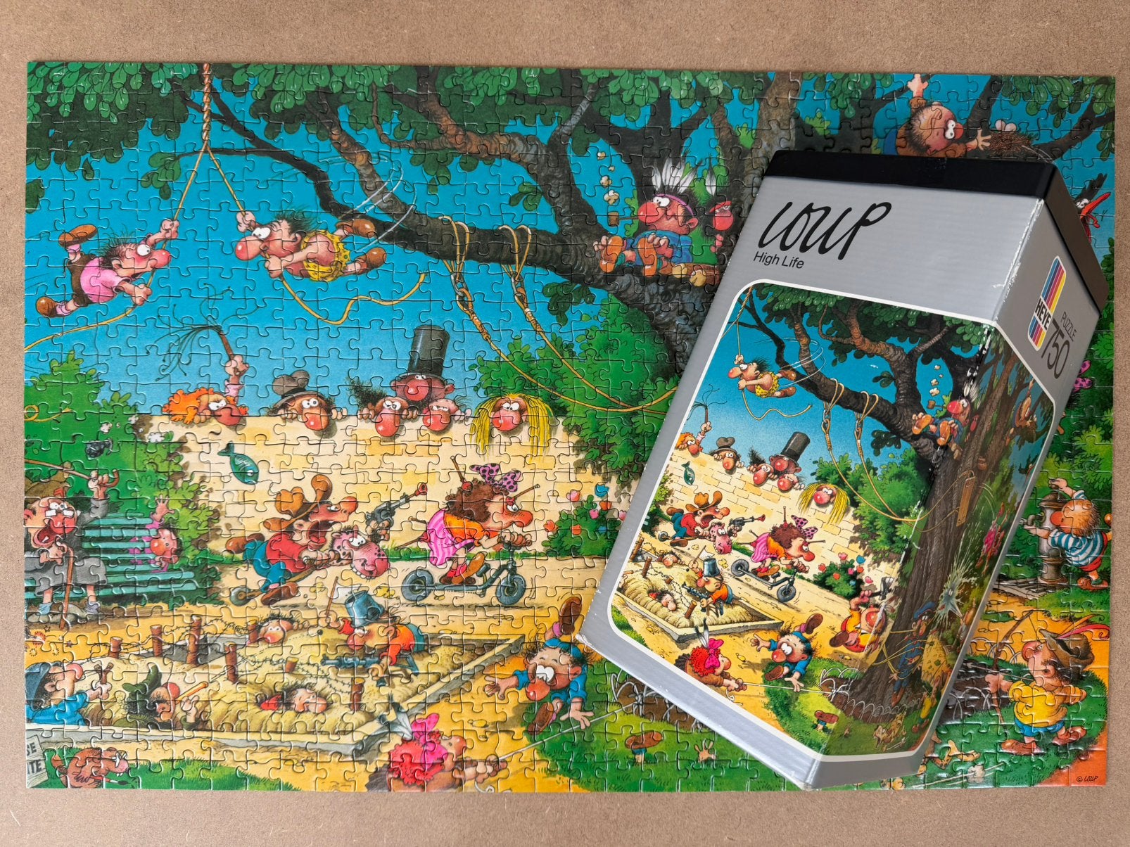 Heye puzzel - Mordillo - Loup - Blachon - Calligaro, Ophalen of Verzenden, Zo goed als nieuw, Legpuzzel