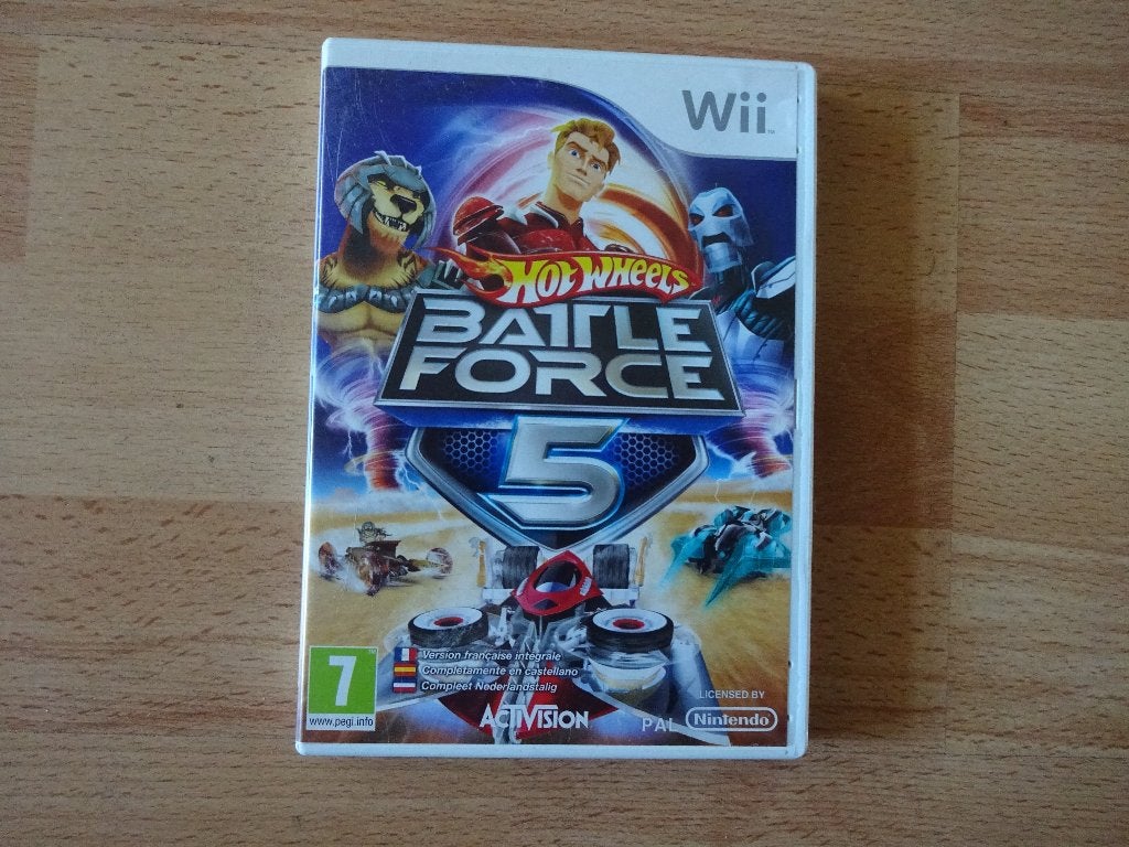 Wii Battle Force 5 Hot Wheels , Nintendo Game, Gebruikt, Racen en Vliegen, 2 spelers, Ophalen of Verzenden