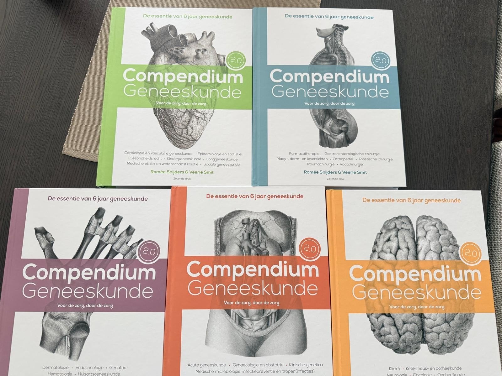 Compendium Geneeskunde 2.0 - Complete set (5 boeken), Boeken, Ophalen of Verzenden