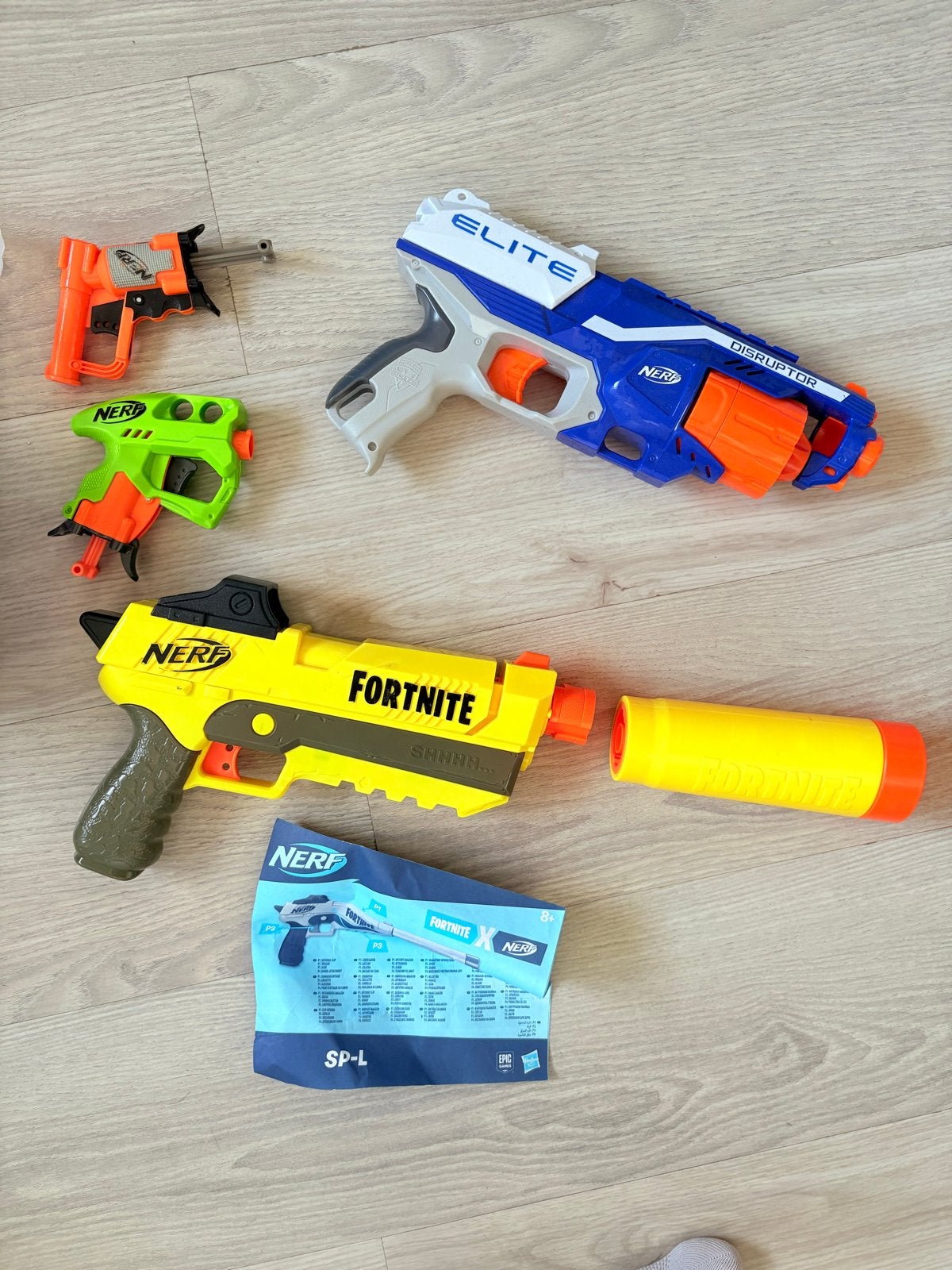 Nerf Blasters Collectie - Fortnite, Elite Disruptor, Jolt, Ophalen of Verzenden, Gebruikt