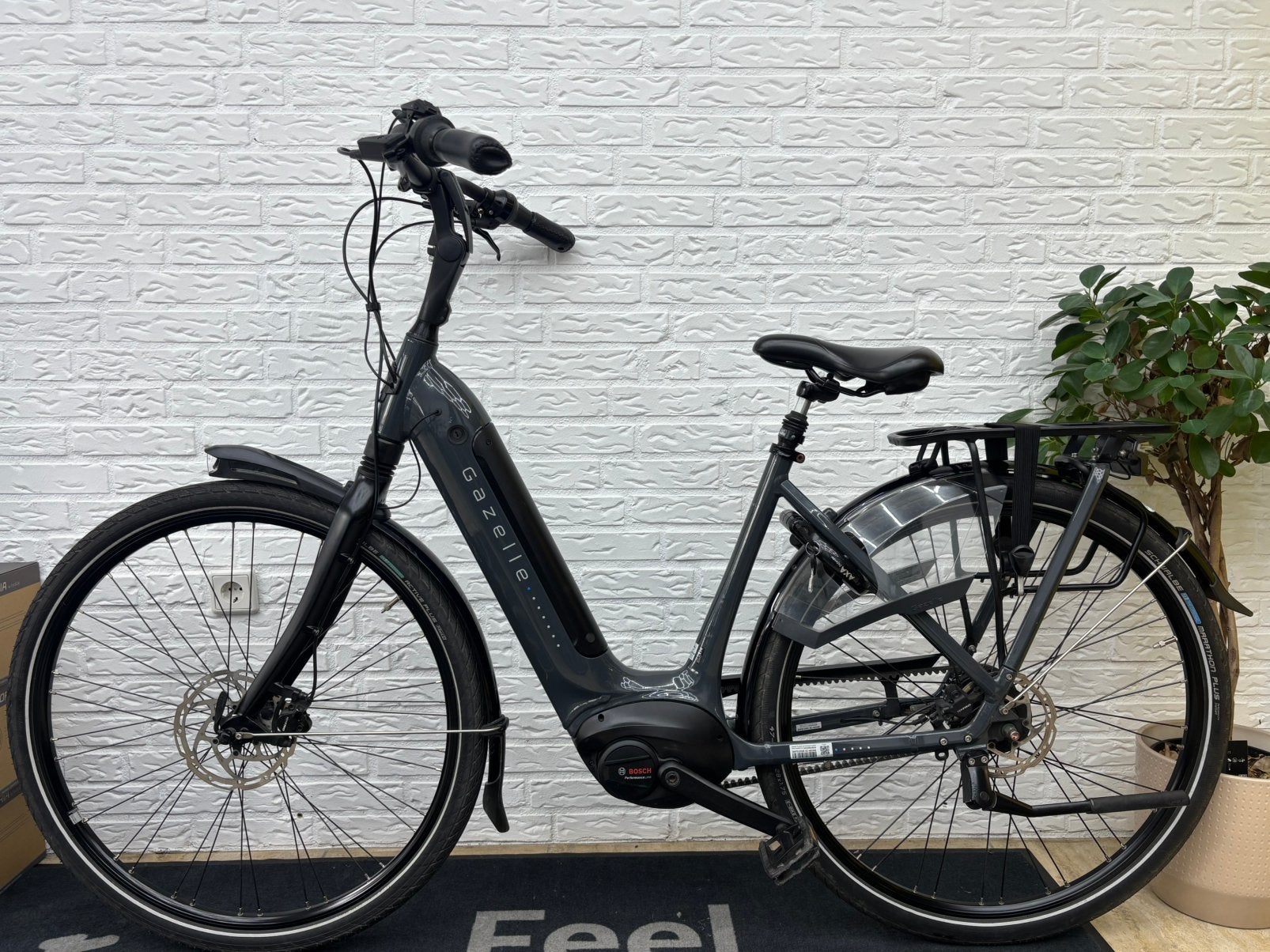 Gazelle Grenoble C5 belt Smart 75Nm 6 maanden garantie, Ophalen, Zo goed als nieuw, 47 tot 51 cm, 50 km per accu of meer