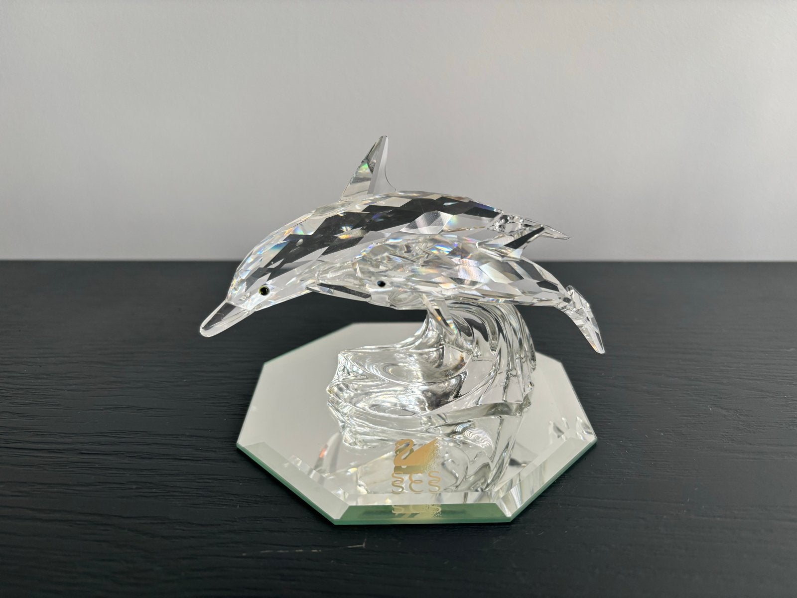 Swarovski dolfijnen, Verzamelen, Swarovski, Ophalen of Verzenden, Zo goed als nieuw, Figuurtje