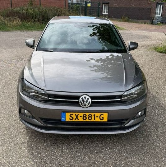 Volkswagen Polo 1.0 MPI 75pk 2018 Grijs Apk/Airco/NAP, 1005 kg, Stof, Origineel Nederlands, Handgeschakeld