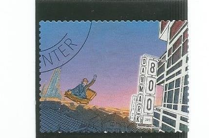 Denemarken postzegel 2013 - Vliegend tapijt - Mi. 1751, Postzegels en Munten, Ophalen of Verzenden, Denemarken, Gestempeld