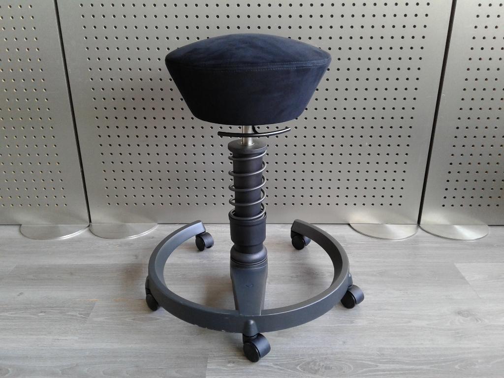 1x Aeris Swopper met Wielen (Zwart), Prachtig!, Huis en Inrichting, Bureaustoelen, Zwart, Ophalen of Verzenden, Zo goed als nieuw