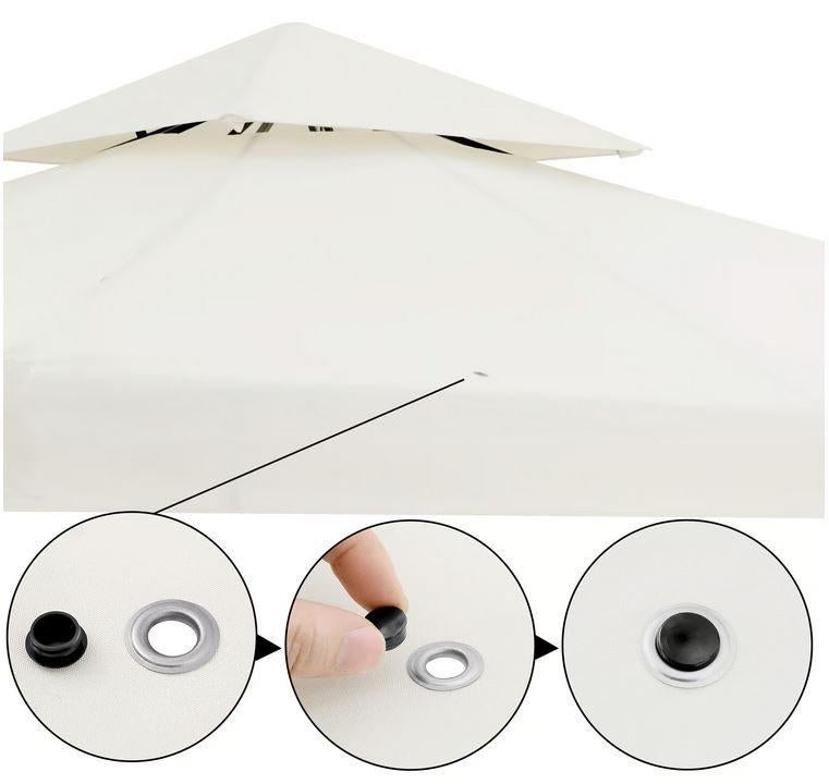 Paviljoen 3x3, partytent prieel crème GRATIS BEZORGD!, Verzenden, Minder dan 4 meter, Nieuw, Nvt
