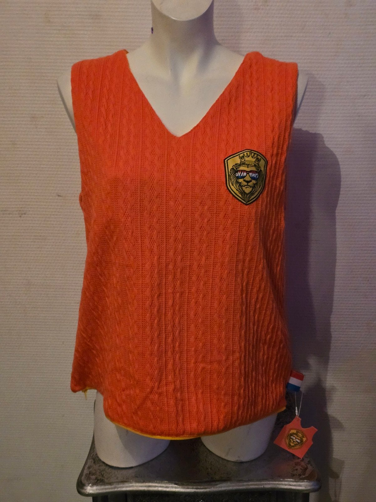 Jumbo Hoofdspencer-vest Oranje Maat S/M " Nieuw ", Nieuw, Oranje, Ophalen of Verzenden, Jumbo