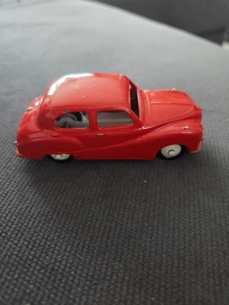 Dinky Toys Austin Somerset 161 Rood - Vintage Modelauto, Ophalen of Verzenden, Gebruikt, Auto, Dinky Toys