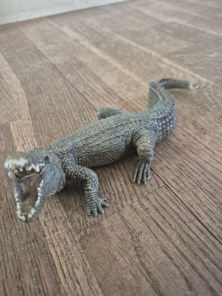 Schleich Krokodil Speelfiguur, Verzamelen, Dierenverzamelingen, Ophalen of Verzenden, Zo goed als nieuw, Reptiel of Amfibie, Beeldje of Figuurtje