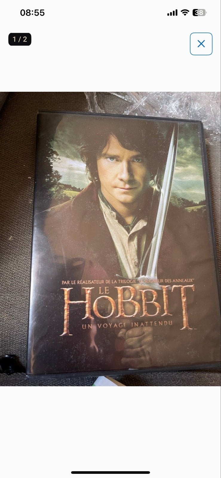Le Hobbit: Un Voyage Inattendu (DVD), Science Fiction en Fantasy, Ophalen of Verzenden, Overige formaten, Vanaf 12 jaar