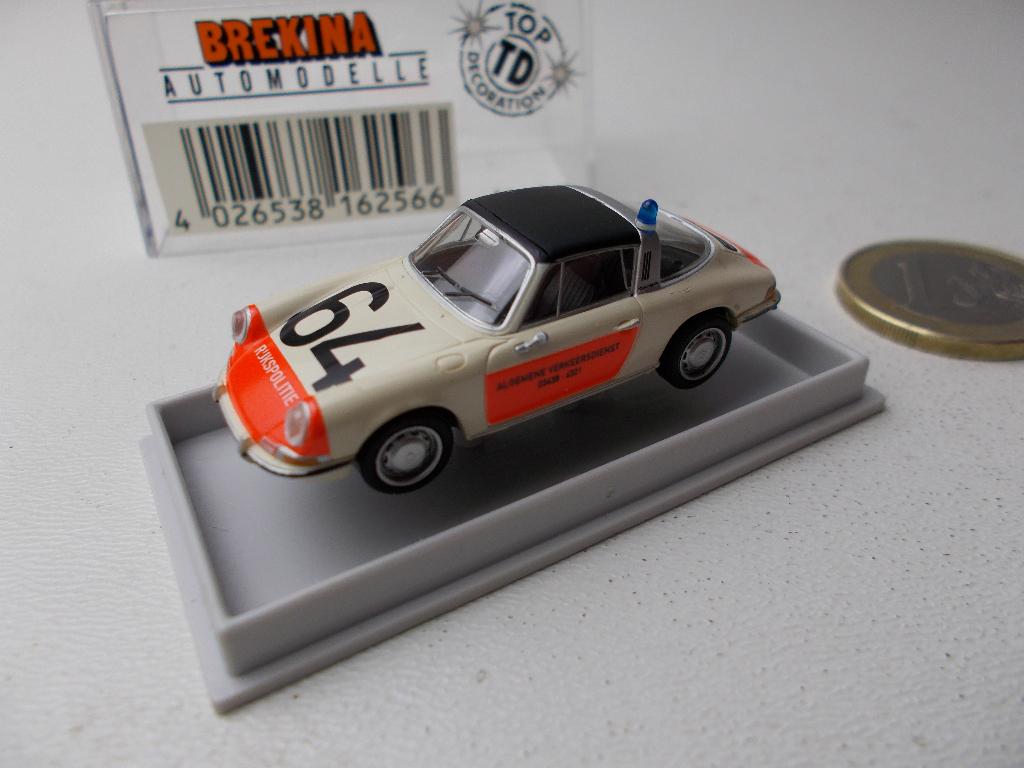 Vintage Brekina PORSCHE (DUTCH EXPORT) "Rijkspolitie" Izgst., Ophalen of Verzenden, Nieuw, Auto, Brekina