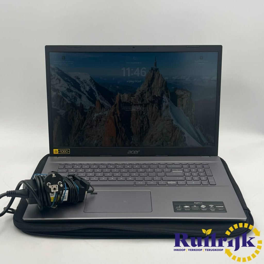 Acer Aspire 5 A17-53 12th Gen i7 512Gb 16GB 17 inch Laptop, Acer, Zo goed als nieuw, Support@acer.com, 8F, No. 88, Sec. 1, Xintai 5th Rd.
Xizhi District, New Taipei City 221
Taiwan