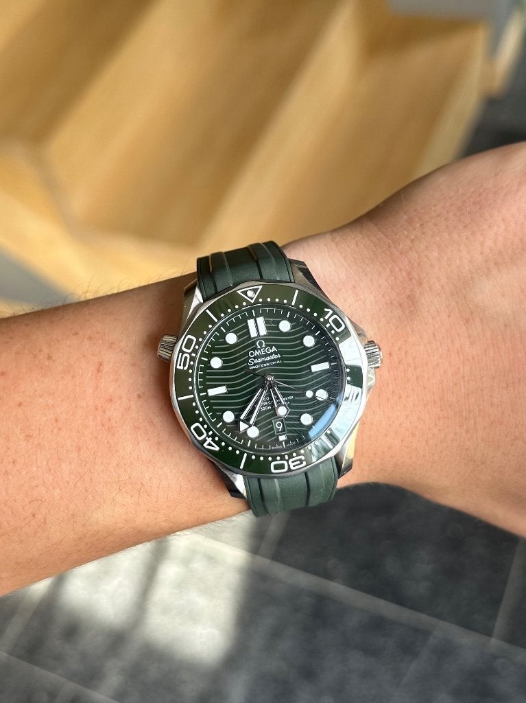 Omega Seamaster Diver 300M Co-Axial "Seaweed" – Full Set, Ophalen, Staal, Staal, Polshorloge