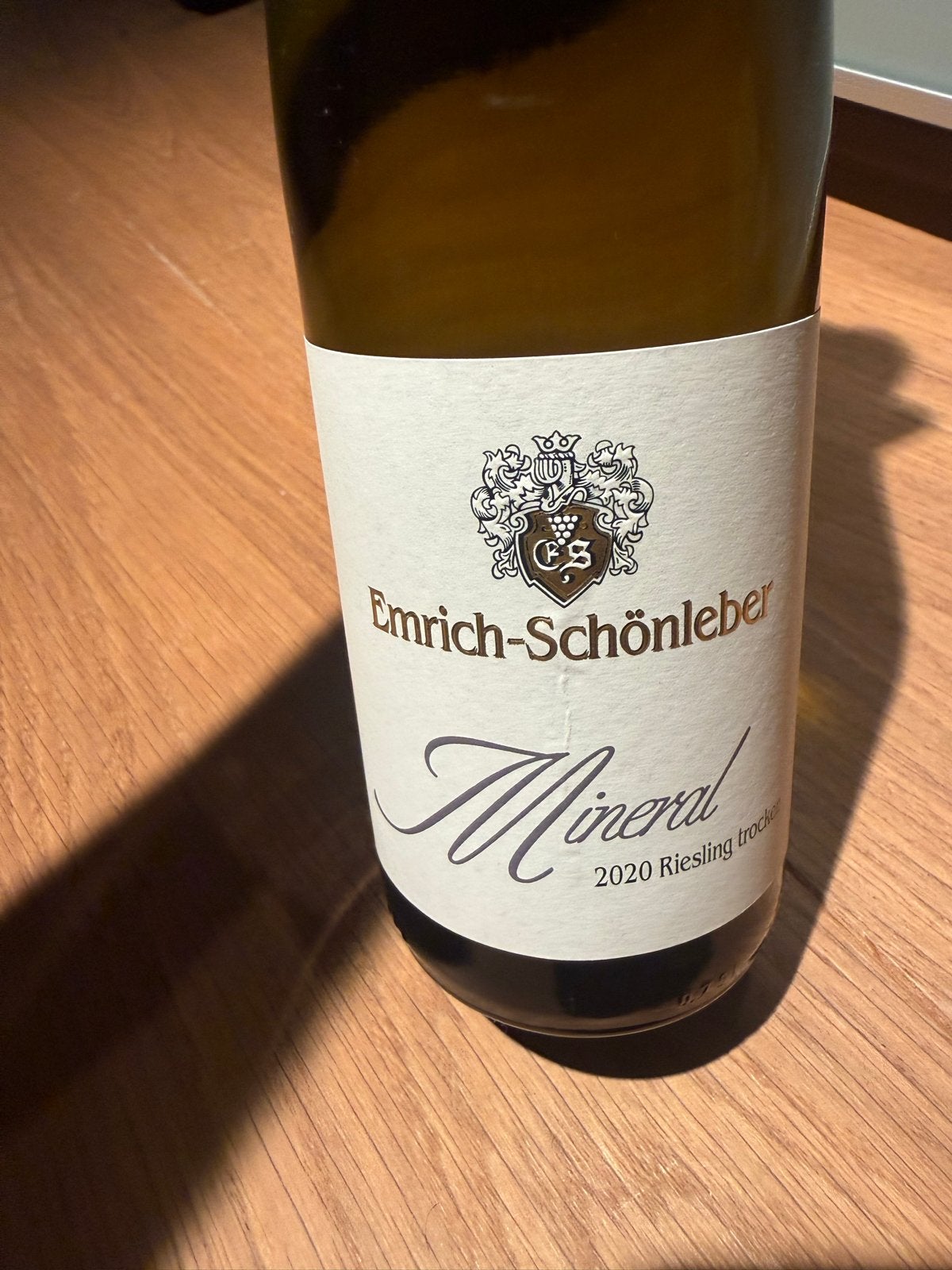 Emrich-Schönleber Mineral 2020 Riesling Trocken, Overige gebieden, Nieuw, Ophalen of Verzenden, Witte wijn