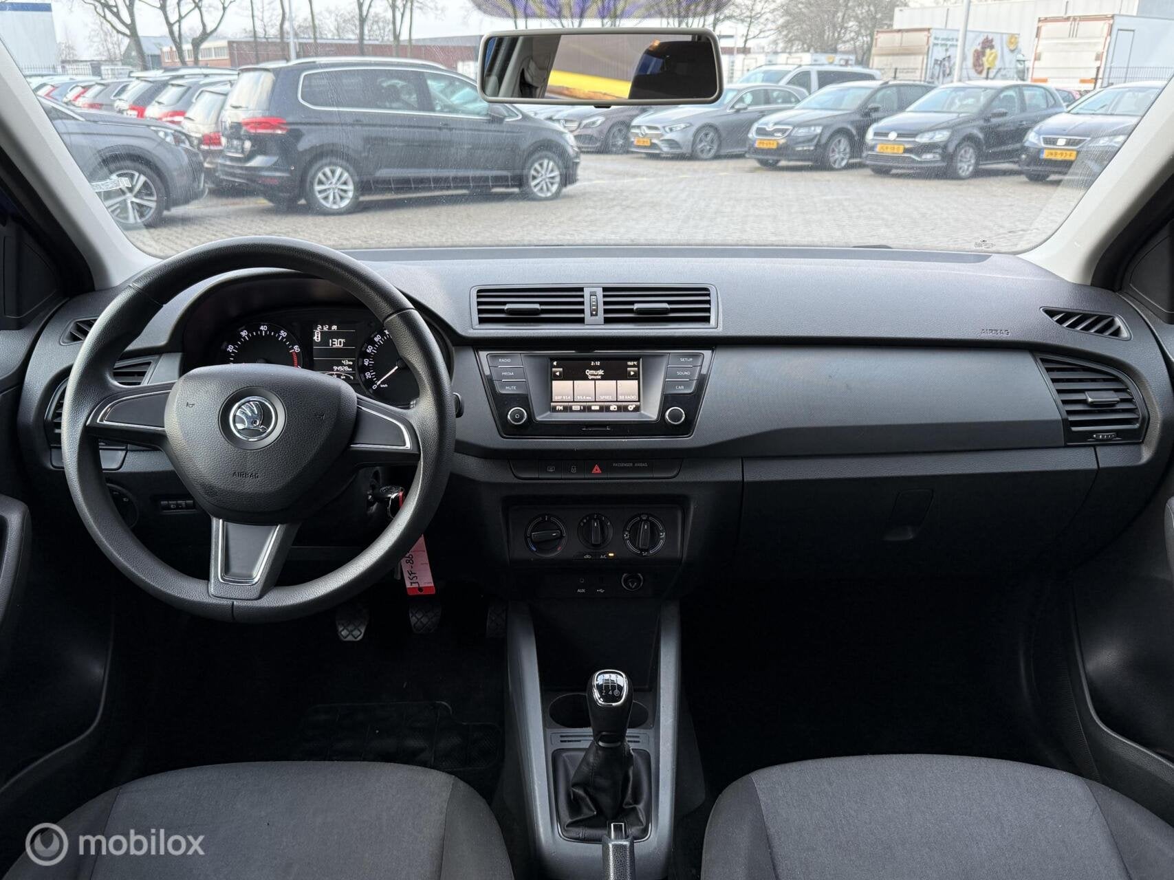 Skoda Fabia Combi 1.0 Ambition Businessline | AIRCO | APK, Auto's, Gebruikt, Euro 6, Blauw, 979 kg