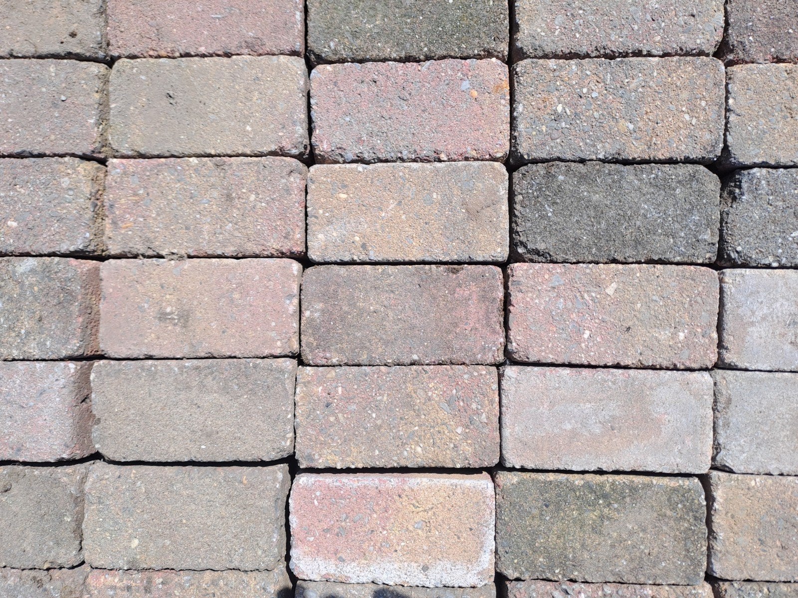 IJseltjes beton klinkers 5x7x15 cm, 2664 stenen (3 pallets), Tuin en Terras, Tegels en Klinkers, Ophalen, Gebruikt, Klinkers, 10 m² of meer