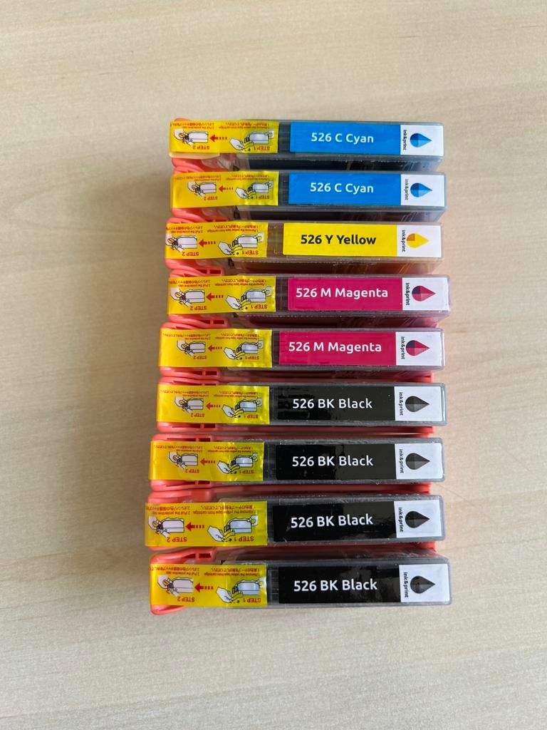9 ink cartridges voor Canon pixma PGI, Ophalen of Verzenden, Nieuw