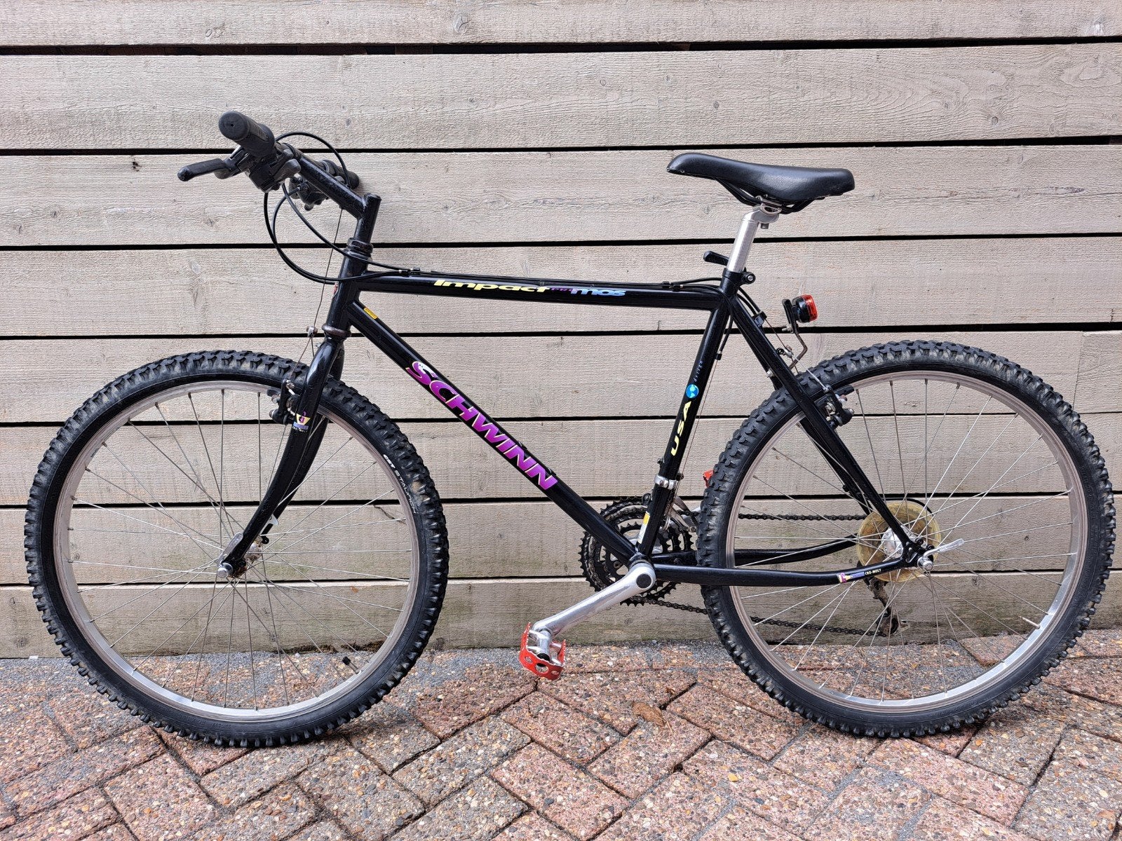 Vintage Mountainbike 26 inch - Gebruiksklaar, Gebruikt, Velgrem, Geen vering, Ophalen