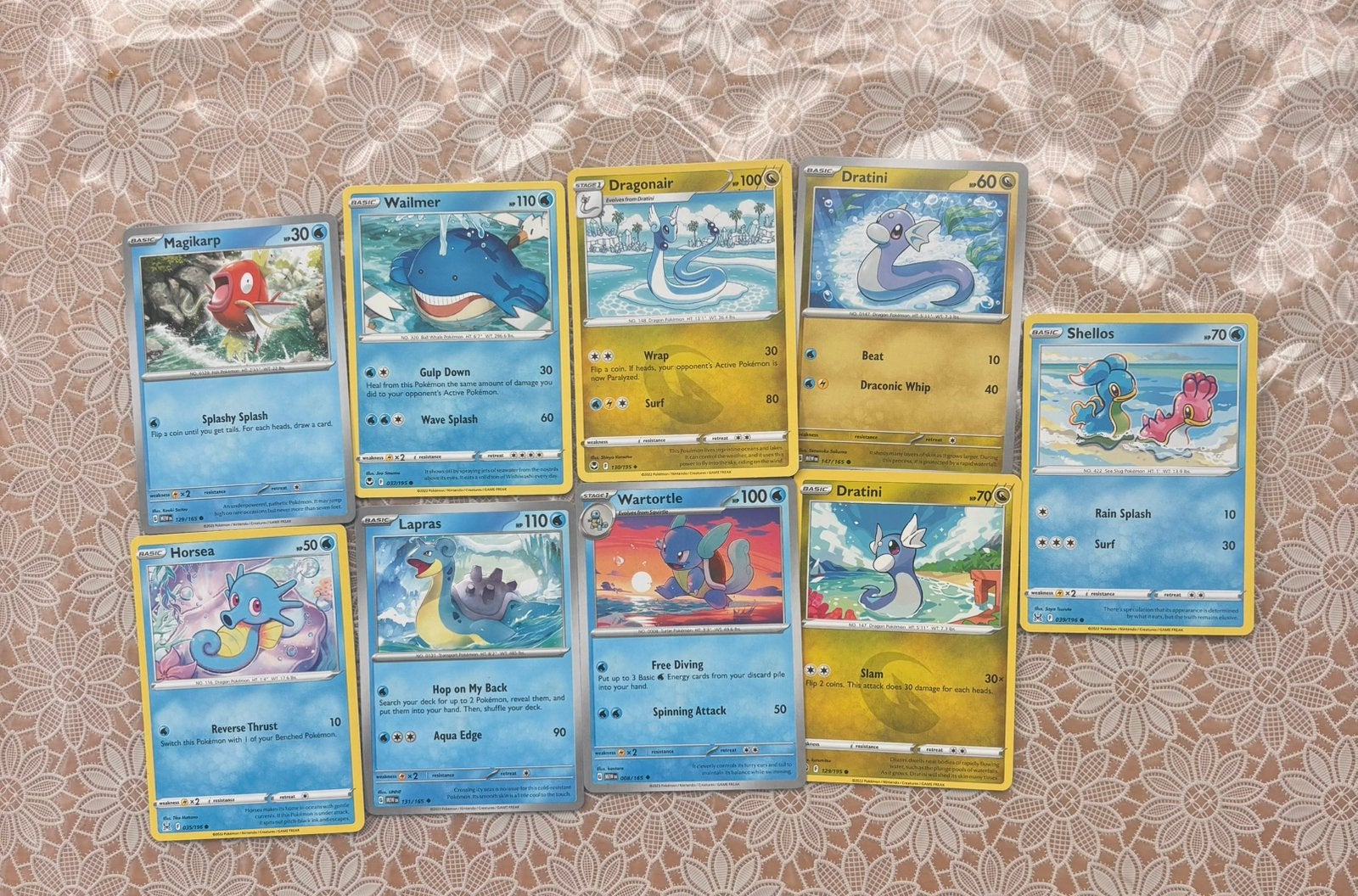 Schattige water pokemon set, Verzenden, Zo goed als nieuw