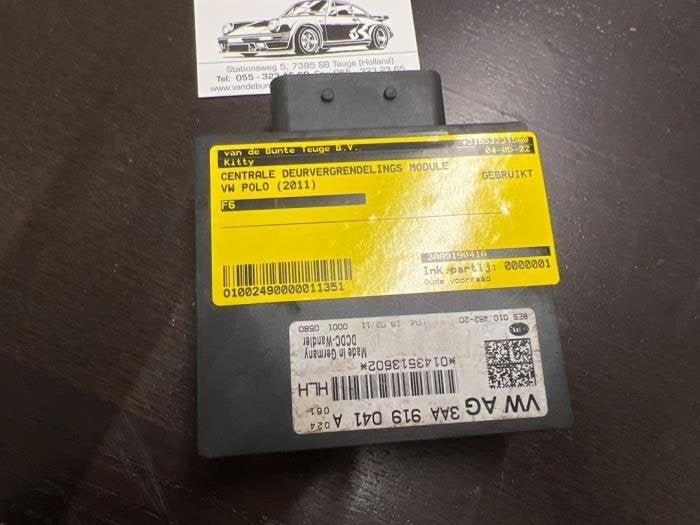 Centrale Deurvergrendelings Module van een Volkswagen Polo, Auto-onderdelen, Gebruikt, -, Volkswagen, -
