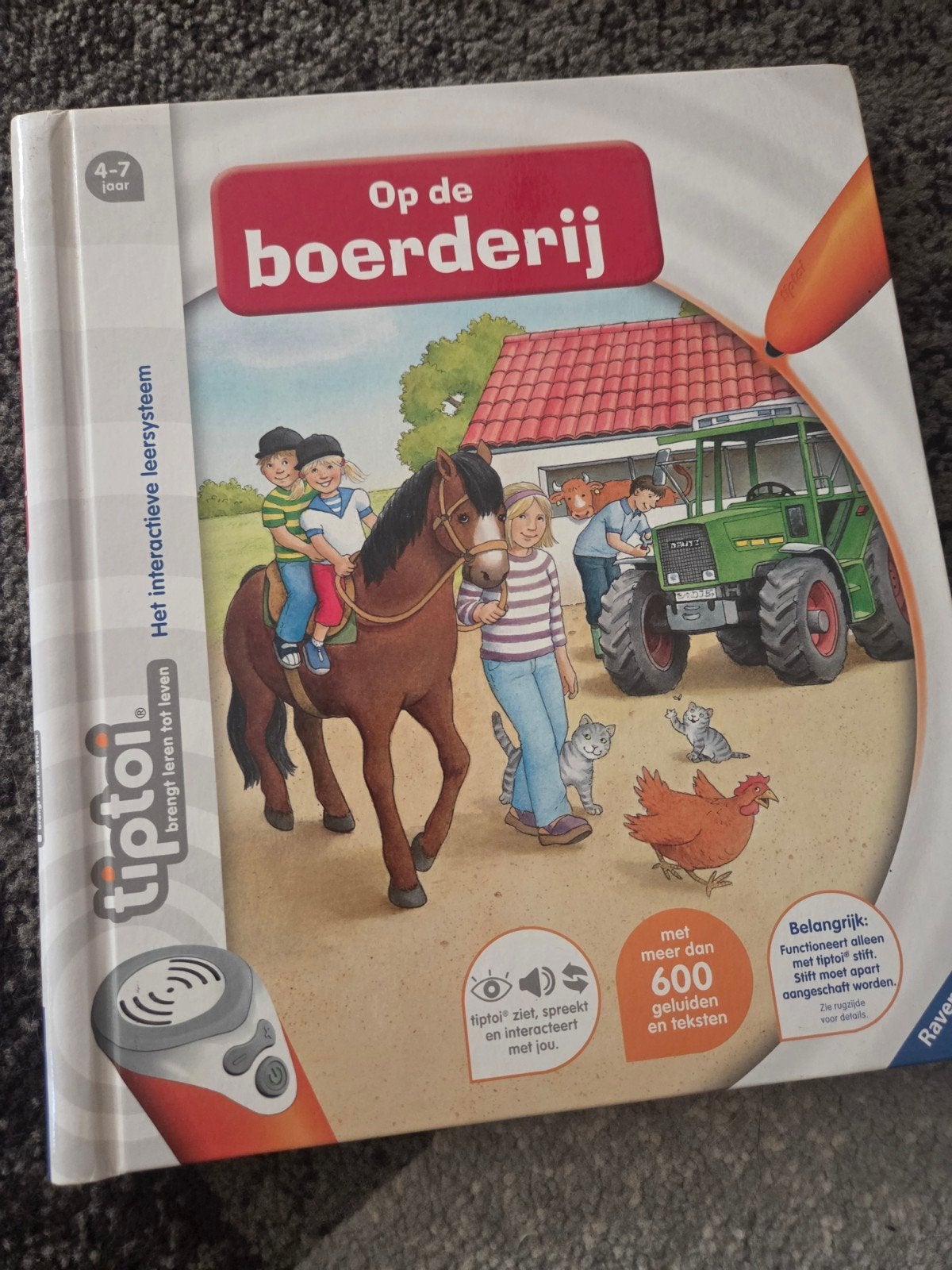 Tiptoi boek: Op de boerderij (4-7 jaar), Boeken, Onbekend, Non-fictie, Jongen of Meisje, Ophalen of Verzenden