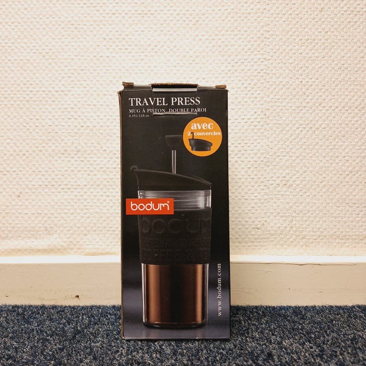 Nieuw: Bodum Travel Press | Koffiebeker met Pers | 0.35 L