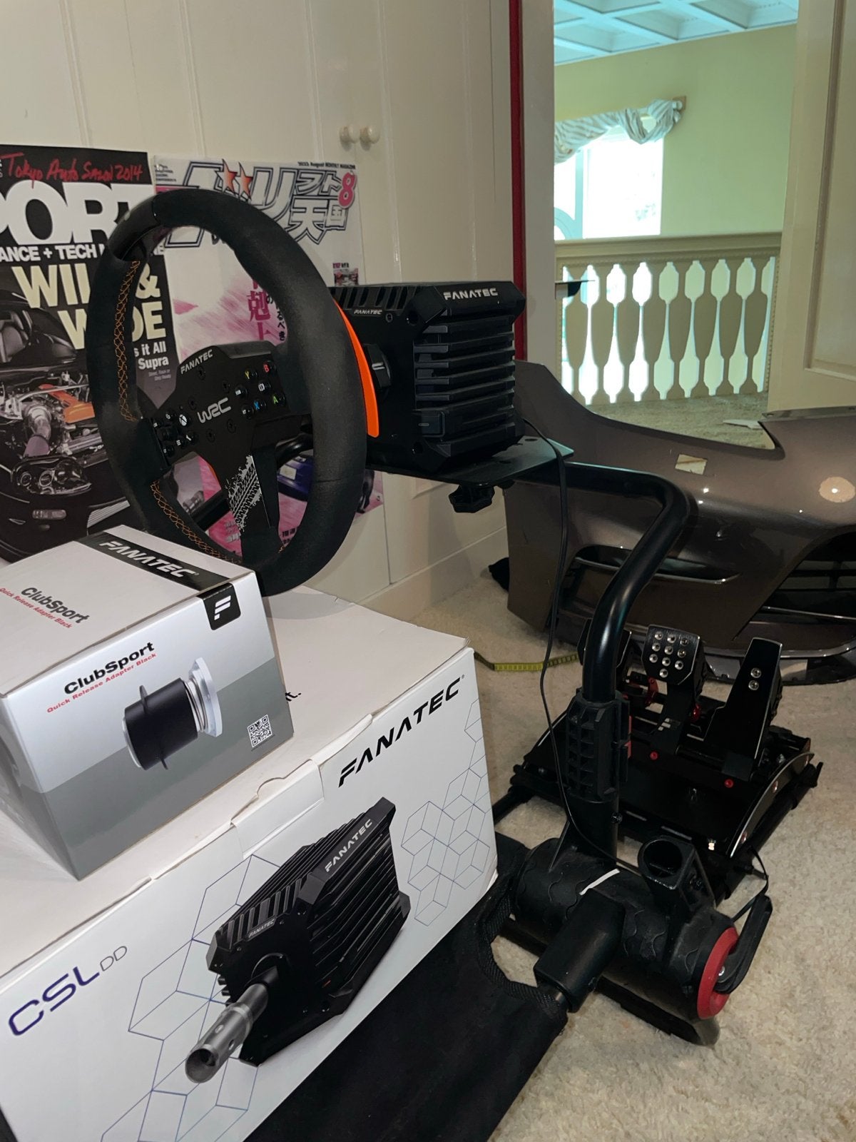 Fanatec Sim Racing Set: CSL DD, V3 Pedals, Wrc quick release, Spelcomputers en Games, Ophalen, Overige merken, Zo goed als nieuw